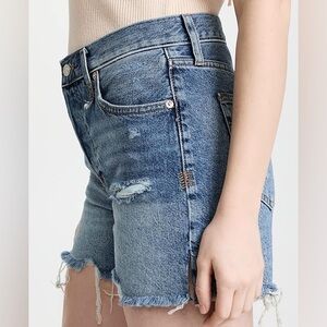 We The Free-Free People Makai Cutoff Jean Shorts Distressed High Rise S30 (8-10)